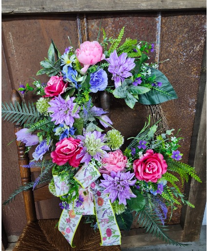 Mixed Wreath  Grapevine Wreath 