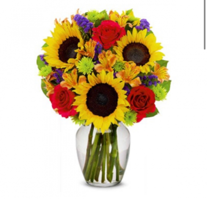 MIX FLOWERS AND SUNFLOWERS 