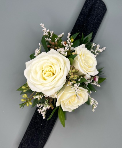 Mini Rose Slap Wrist Corsage in Highland, UT - Painted Daisy Florist