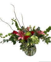 Modern Garden Mixed Vase Arrang.