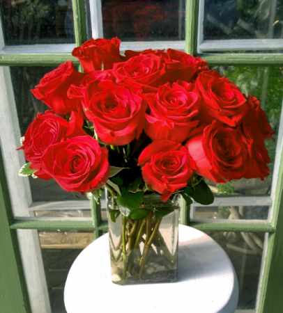 Modern Love times two! vase arrangement