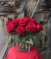 Modern Love vase arrangement