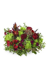 Modern Merlot Flower Arrangement