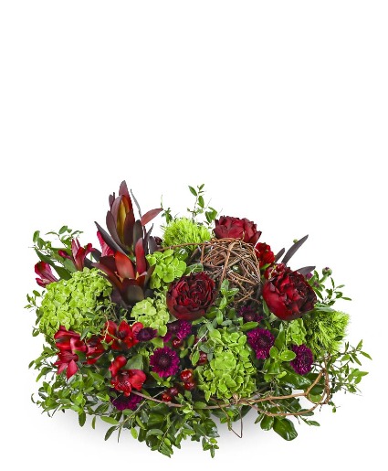 Modern Merlot Flower Arrangement
