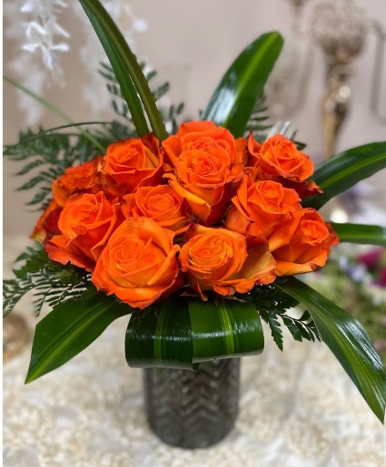 Modern Orange Roses 