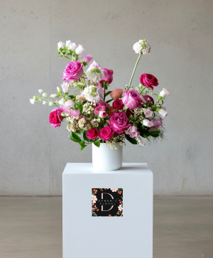 Modern Pink & White  