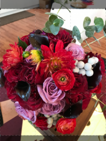 Modern Victorian Bouquet Hand Tied Bridal Bouquet
