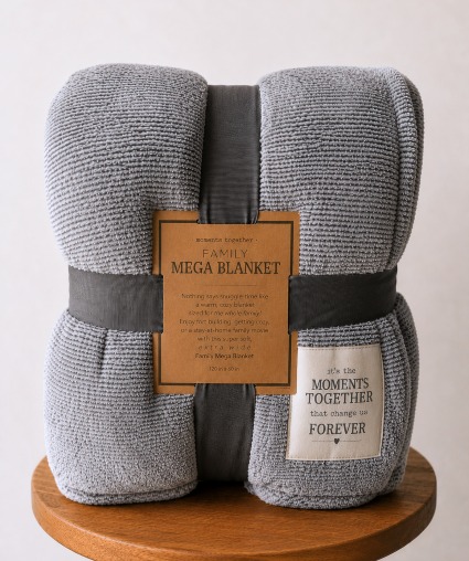 Family Mega Blanket - Grey SOLD OUT!
