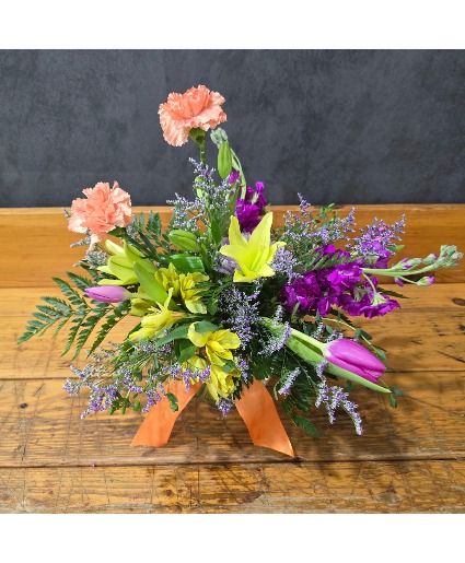 Mommy Handtied arrangement in bowl