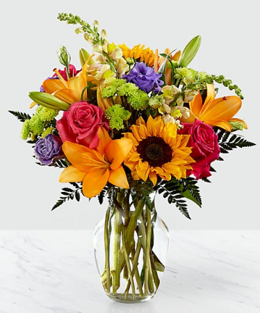 Mom's bright bold Only at Mom & Pops Flower Shop
