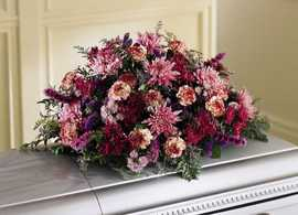 Mom's Immorata Casket Spray Exclusively at Mom & Pops in Ventura, CA | Mom And Pop Flower Shop