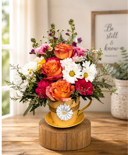 A Little Cup of Tea Floral Design