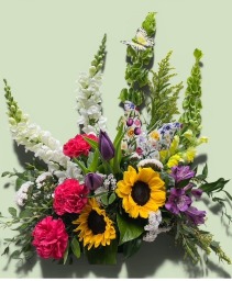 Mom's love of  Flower Arrangement
