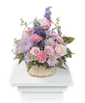 Monet's Garden Basket Arrangement