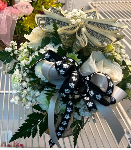 Money Pot Fresh Arrangement