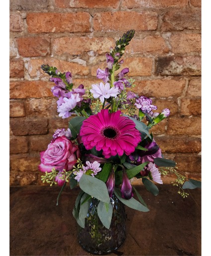 Monochromatic Love fresh arrangement