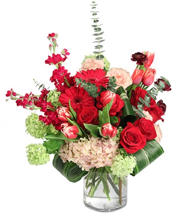 Moody Garnet Floral Arrangement in Newark, OH | JOHN EDWARD PRICE FLOWERS & GIFTS