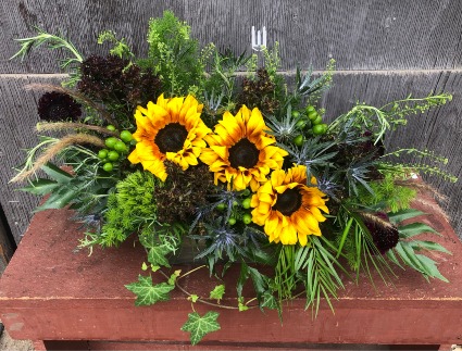 Sunflowers at Midnight 