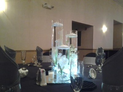 Moonlight Shades Submerged Centerpiece