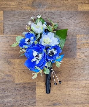 Moonlit Romance Boutonniere