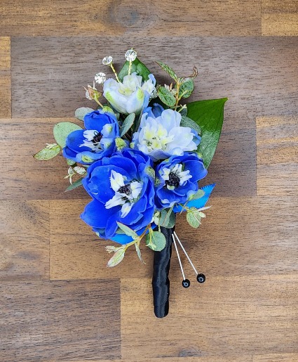 Moonlit Romance Boutonniere
