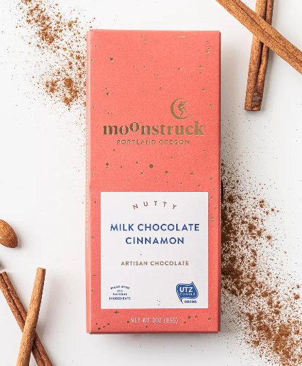 Moonstruck Milk Chocolate Nutty Cinnamon 