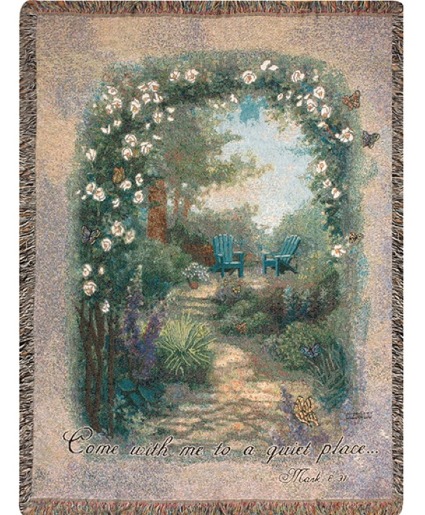 Morning Butterfly Tapestry Throw 