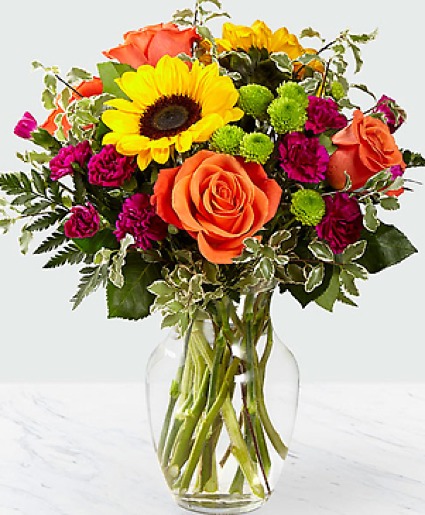 Morning Garden bouqet Vase Arrangement