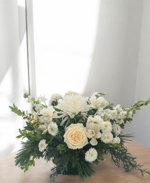 Mother of Pearl Vase arrangement 