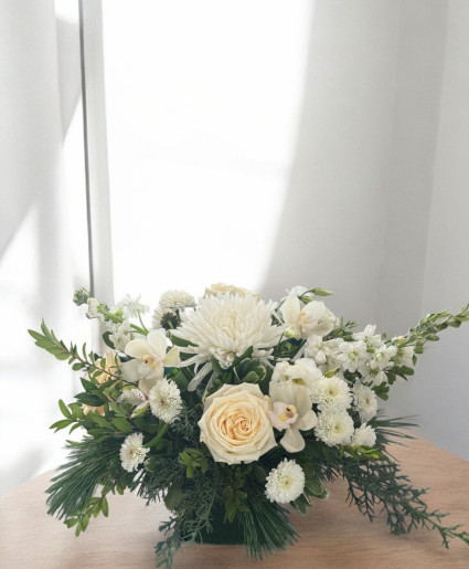 Mother of Pearl Vase arrangement 