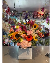 Mix flower in box  