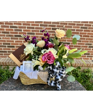 Belva's Gift Basket  Flower Basket 
