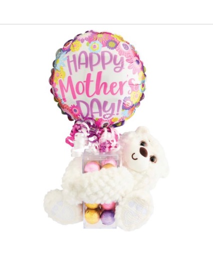 Mother's Day Kelliloons with Teddy Bear & Palmer Chocolate Balls