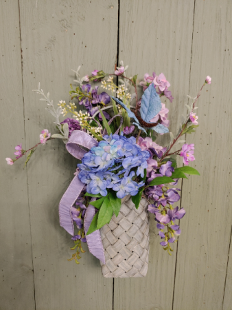 Mothers Day Silk Special Basket  Silk Hanging Basket