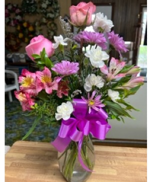 HCF Mixed  Bouquet  Vase