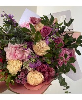 Mother’s garden  Hand tied floral bouquet 