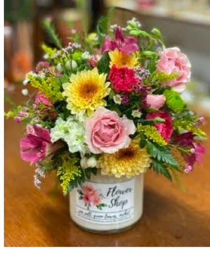Mothers Glo Candle Arrangement 