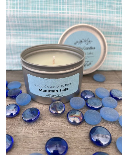 Mountain Lake Candle Tin 