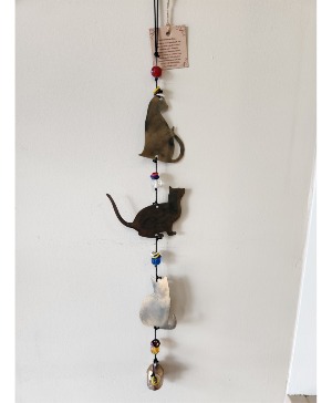 Mulit Cat Wind Chime