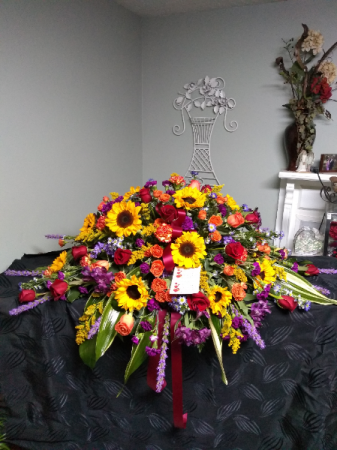 Multi-Color Casket Spray 