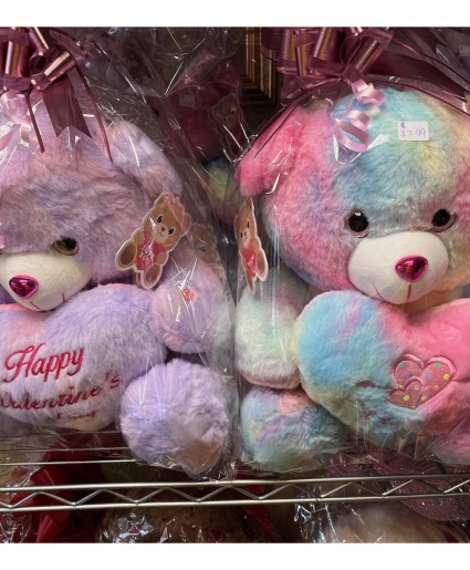 Multi Colored Musical Light Up Bear 