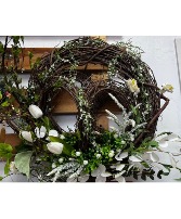 Multi-Grapevine Wreath Silk Home Wreath