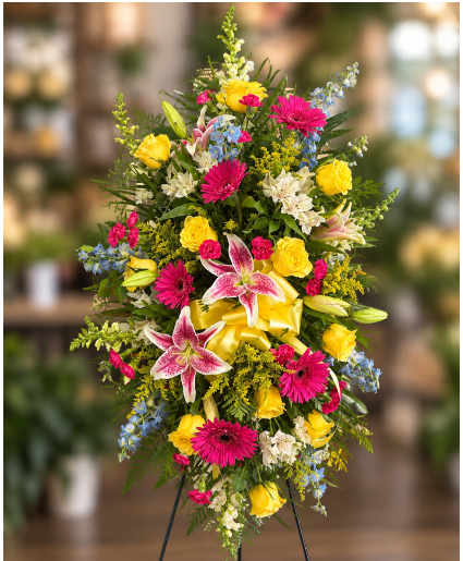 Multicolor Bright  Standing Spray