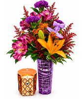 MUMMY'S MIDNIGHT BLOOMS GIFT SET  Double "R" Exclusive Bouquet 