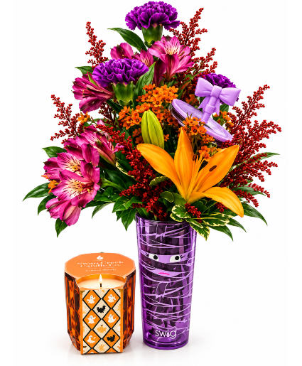 MUMMY'S MIDNIGHT BLOOMS GIFT SET  Double "R" Exclusive Bouquet 