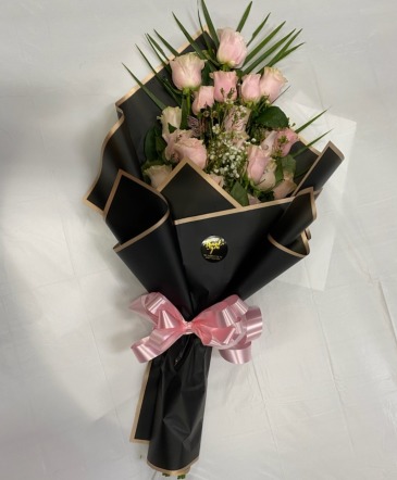 my beautiful soft pink roses Birthday in the occasion in Oakland, CA | The Love Stop Flowers & Gifts