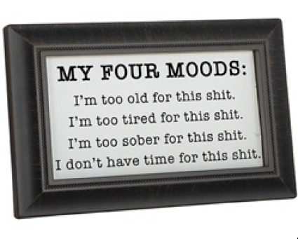 My Four Mood  Box Frame