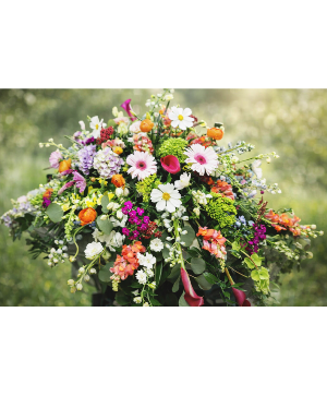 My Garden  casket spray