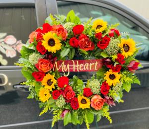 My Heart Standing Spray  