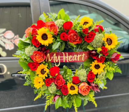 My Heart Standing Spray  